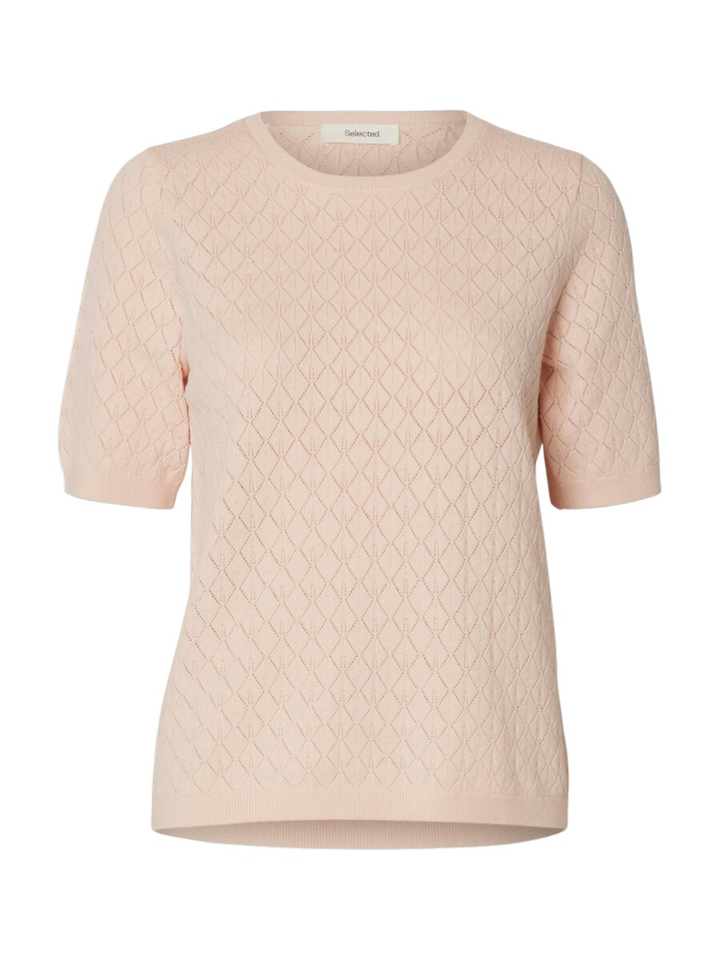 Roze trui met detail Selected