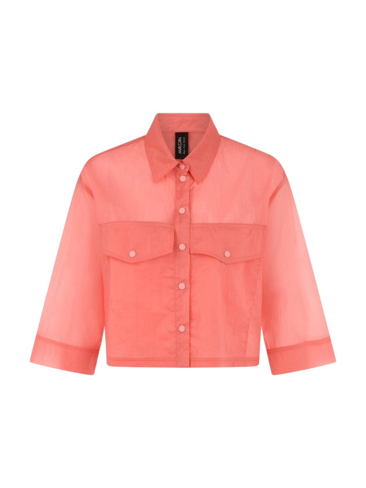 Roze blouse met knoopsluiting Marccain Sport