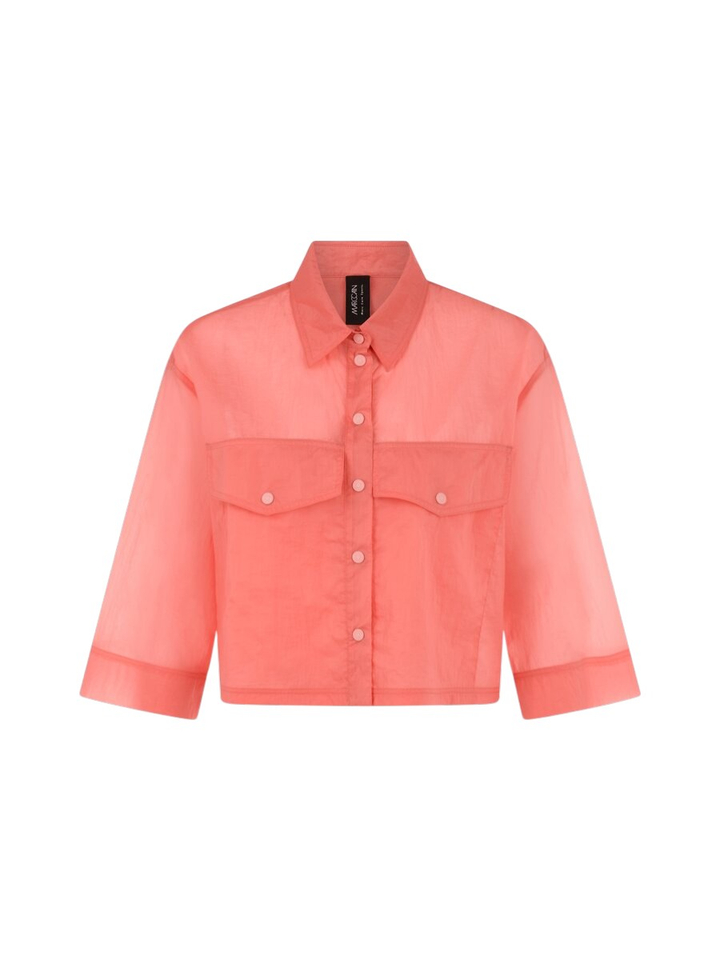 Roze blouse met knoopsluiting Marccain Sport