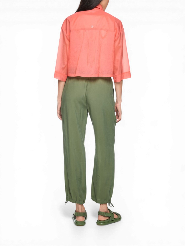Roze blouse met knoopsluiting Marccain Sport