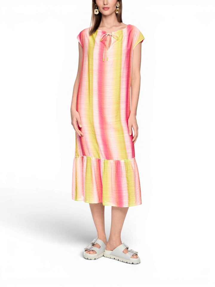 Multicolor losvallende jurk Marccain 