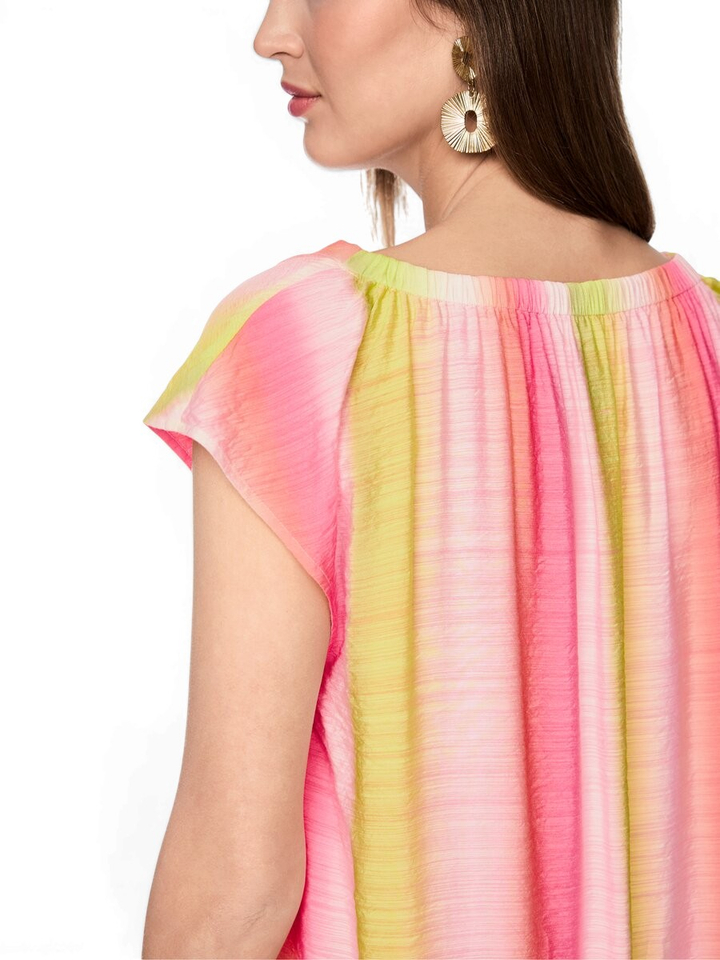 Multicolor losvallende jurk Marccain 