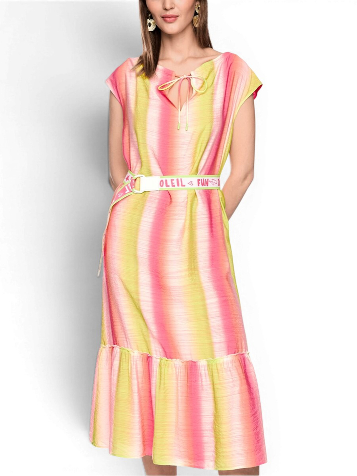 Multicolor losvallende jurk Marccain 