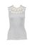 Grijze t-shirt met halsdetail Oscalito 