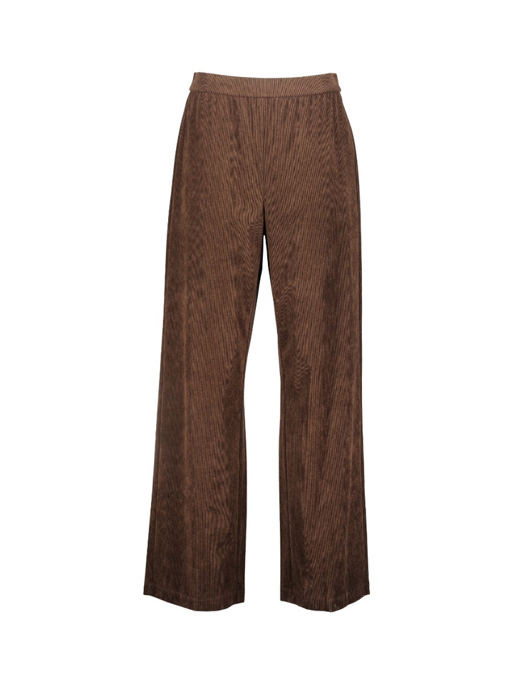 Donkerbruine ribfluwelen broek Favilla Persona