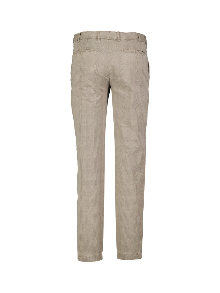 Bruine geruite broek Morello Berwich