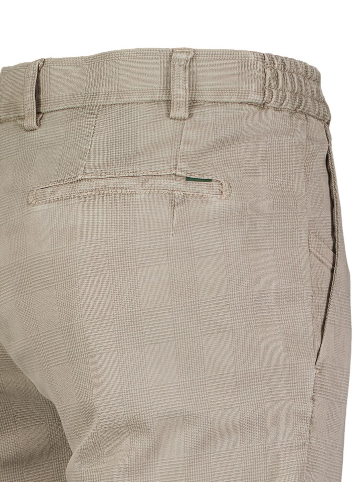 Bruine geruite broek Morello Berwich