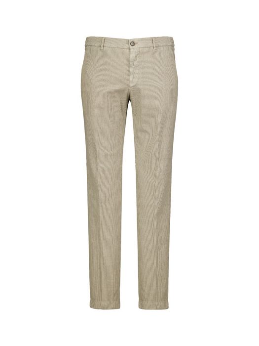 Beige broek in ribfluweel Morello Berwich