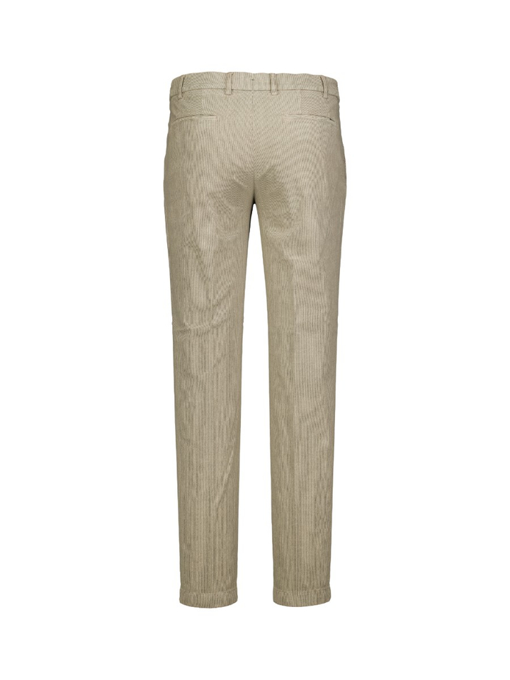 Beige broek in ribfluweel Morello Berwich