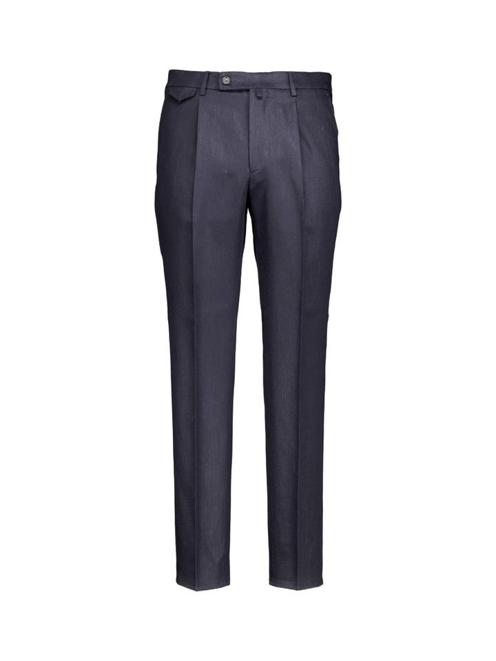 Donkerblauwe geklede broek Berwich