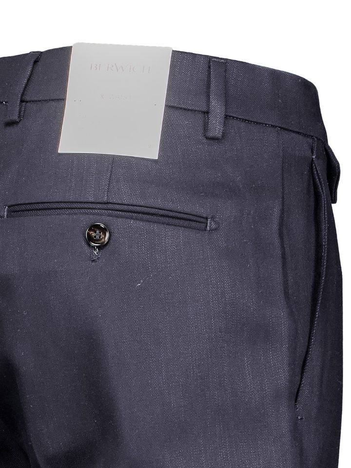 Donkerblauwe geklede broek Berwich