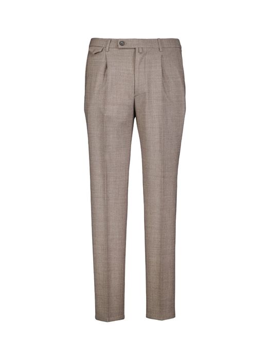 Bruine geklede broek Berwich