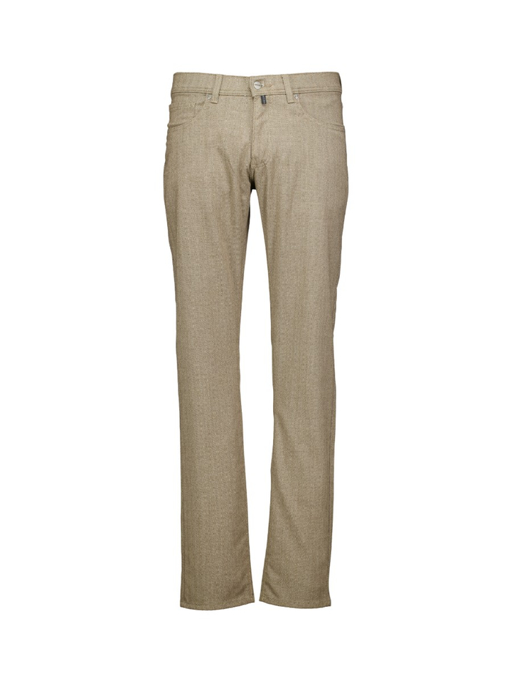 Beige broek LYON TAP Pierre Cardin
