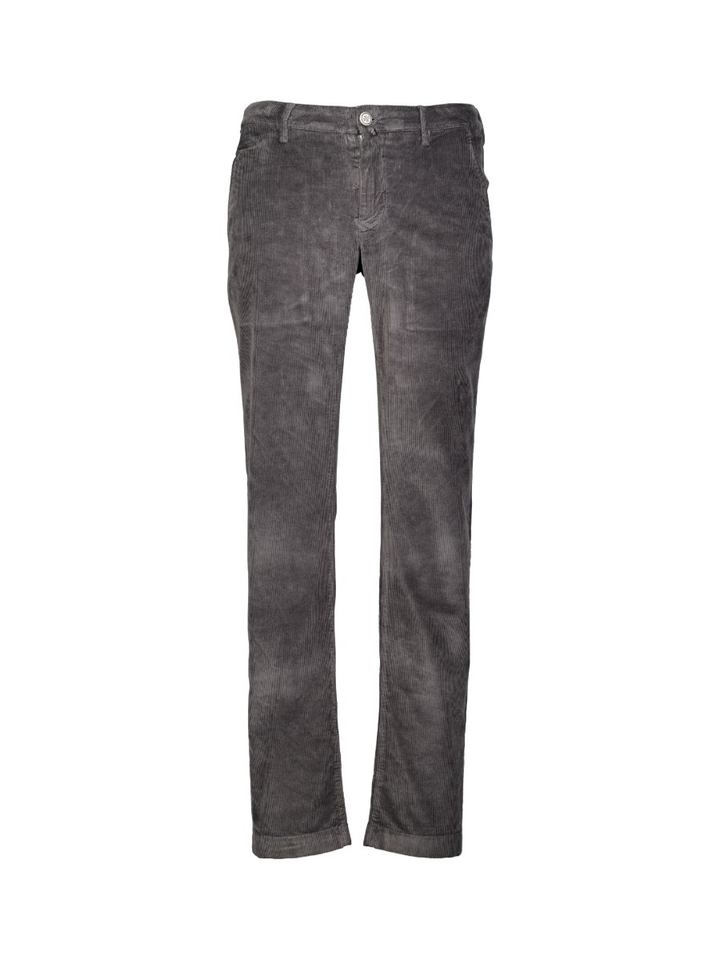 Grijze ribfluwelen broek Jum Jacob Cohen 