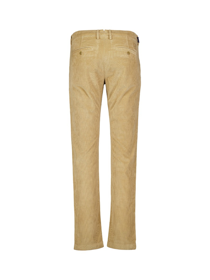 Beige slim fit broek in ribfluweel Jacob Cohen