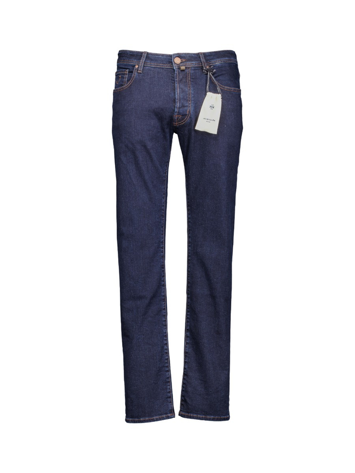 Donkerblauwe slim fit jeans Jacob Cohen