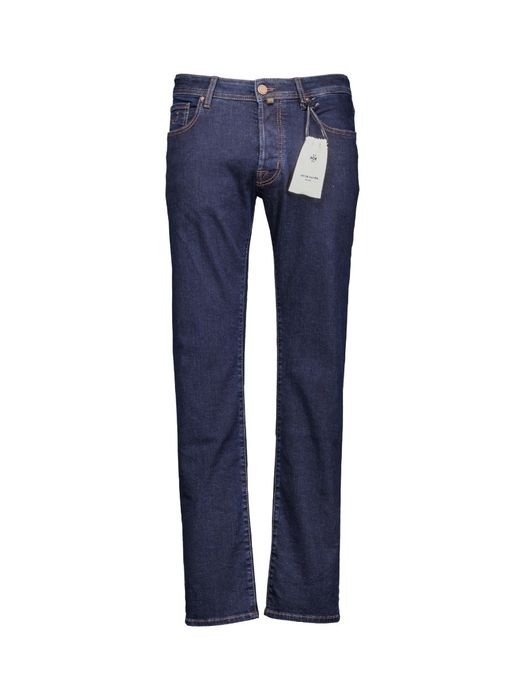 Donkerblauwe slim fit jeans Jacob Cohen