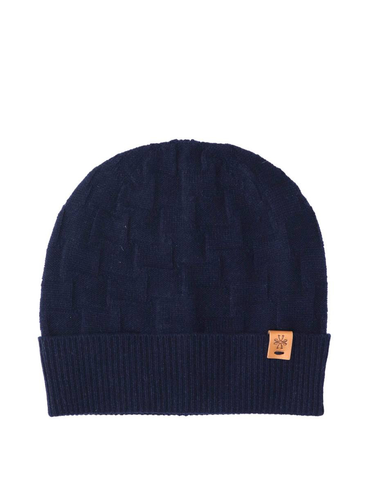 Blauwe wollen muts Jacob Cohen 