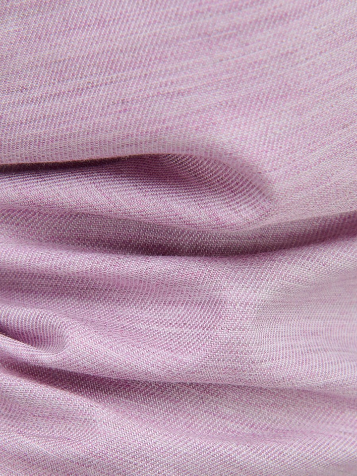 Roze katoenen hemed ( regular fit) met lange mouwen Xacus