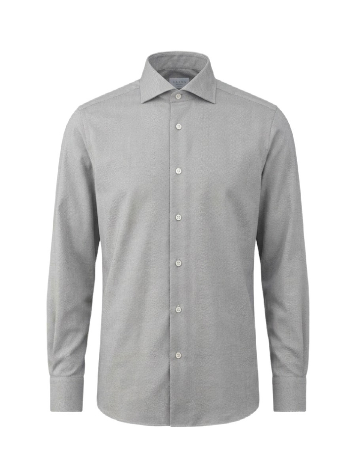 Grijs hemd (tailor fit) met lange mouwen Xacus