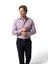Bordeaux hemd ( regular fit) met lange mouwen Xacus 