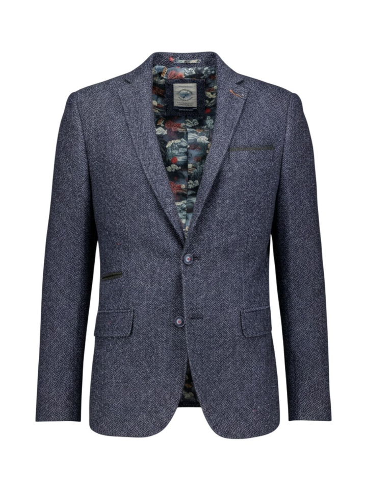 Navy blauwe blazer A Fish Named Fred 