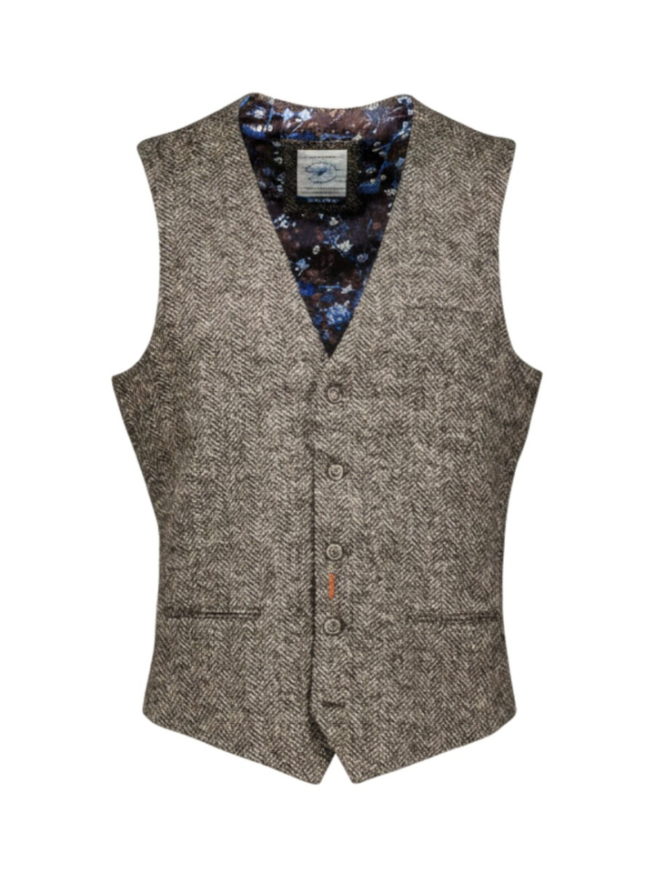 Bruine herringbone ondervest A Fish Named Fred