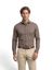 Taupe uni hemd (slim fit) met lange mouwen Fakts 