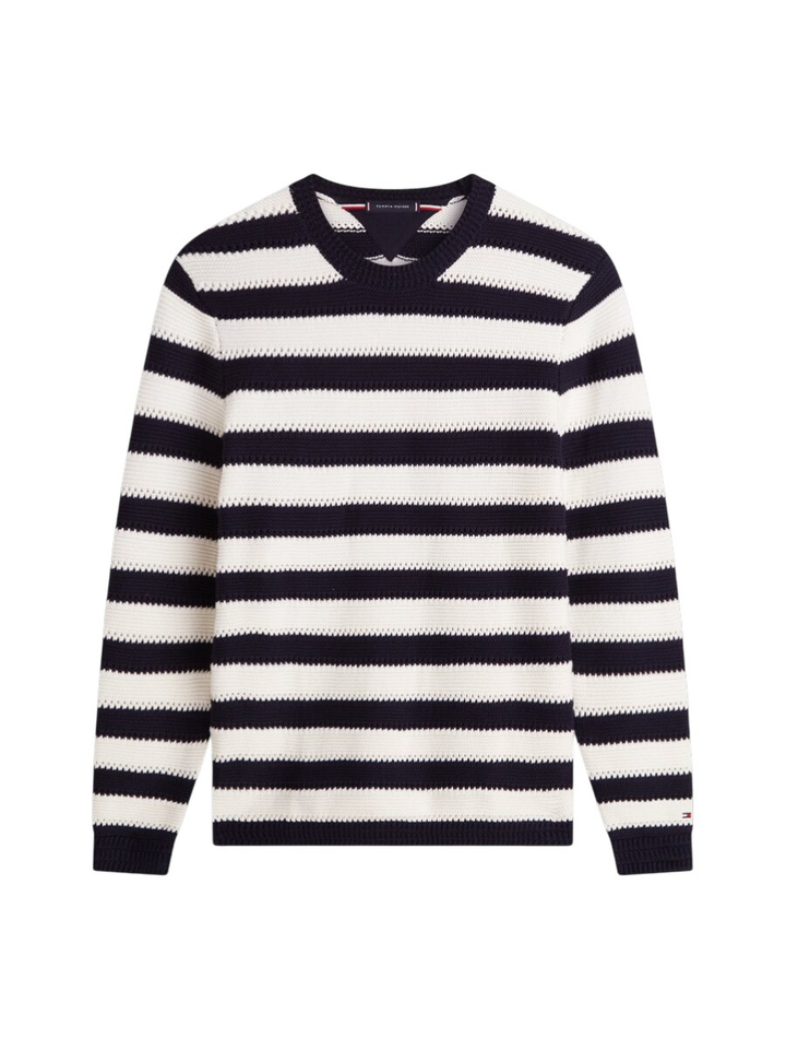 Blauwe gestreepte trui Tommy Hilfiger