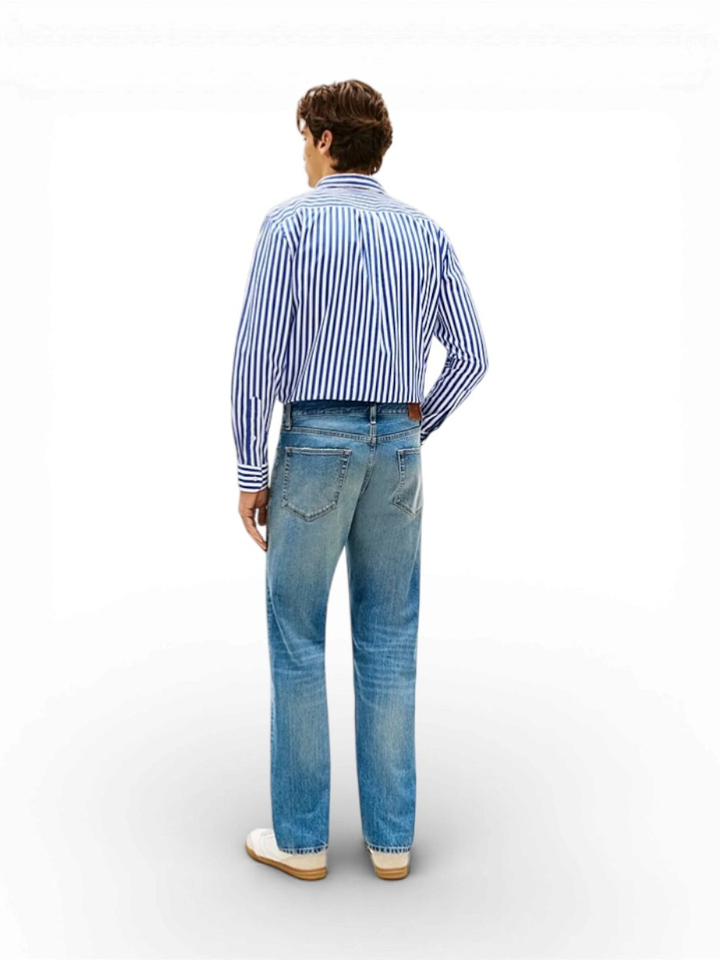 Blauwe straight jeans Tommy 