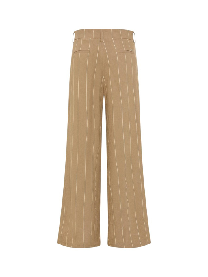 Bruine gestreepte broek Brax