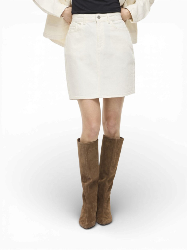 Witte jeansrok Vila