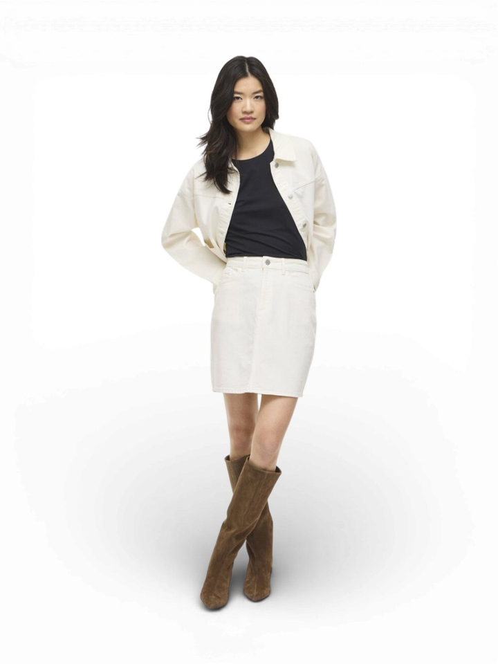 Witte jeansrok Vila