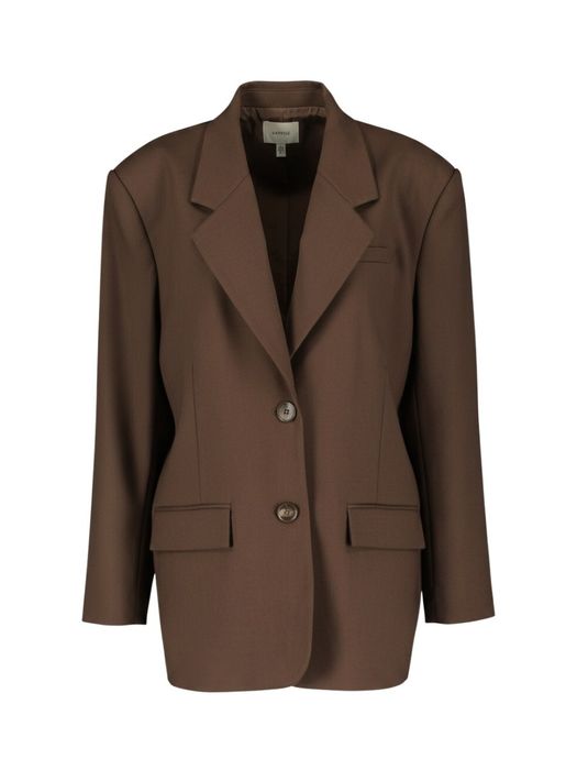 Bruine oversized blazer Paula Gestuz