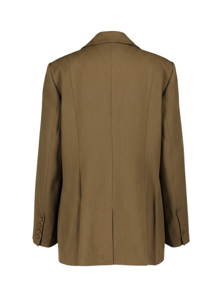 Kaki groene oversized blazer Stacey Gestuz