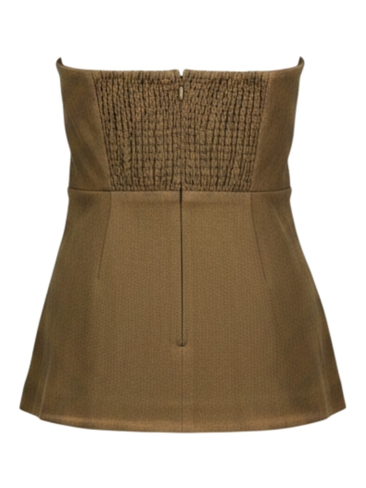 Groene bustier top Stacy Gestuz