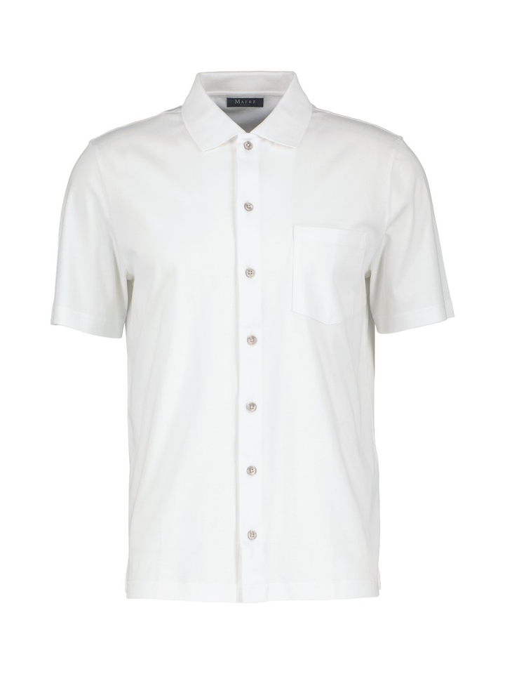 Witte polo Maerz