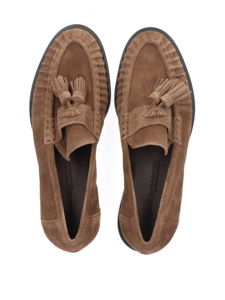 Tobacco suede lage schoenen Mill Kennel+Schmenger 