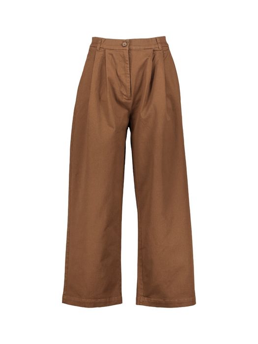 Bruine geklede broek Prudie Twill Rue De Tokyo