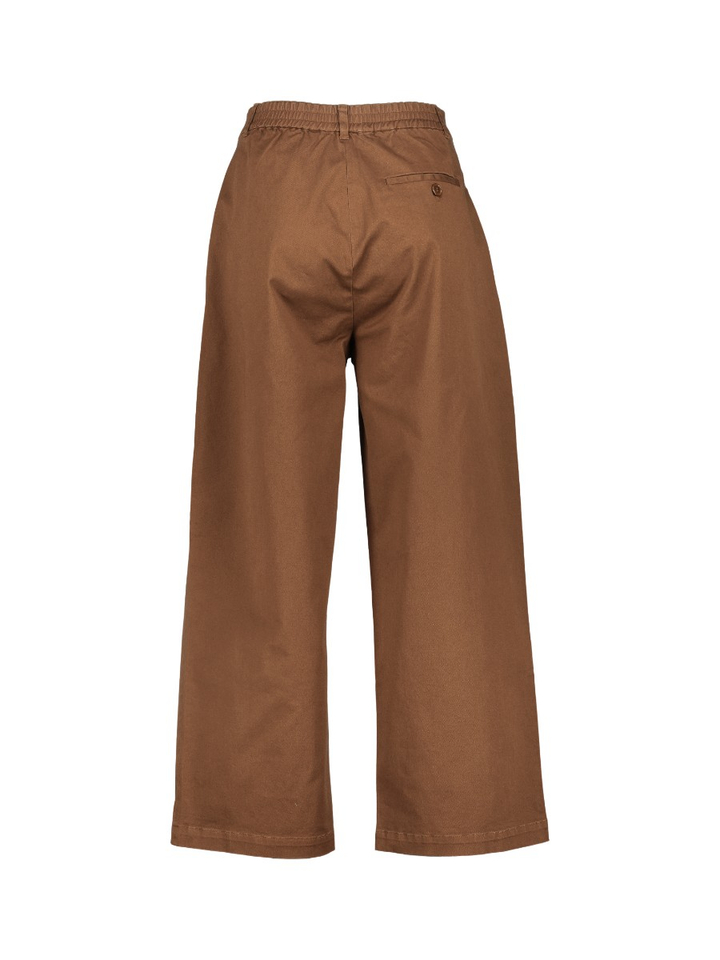 Bruine geklede broek Prudie Twill Rue De Tokyo 