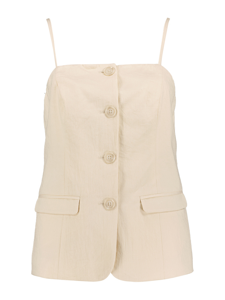 Beige top Viflea Vila