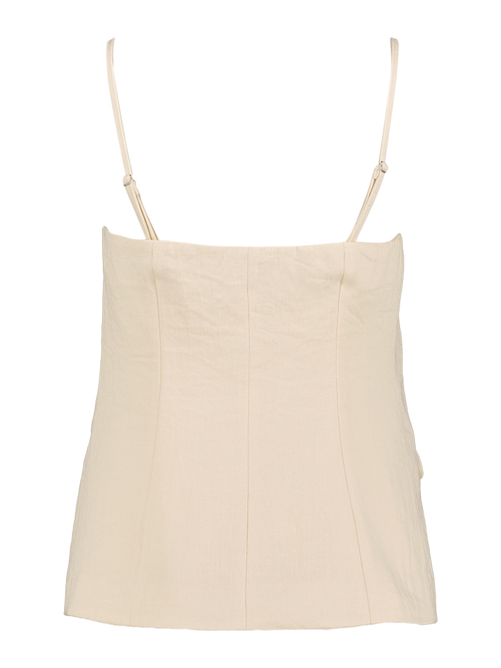 Beige top Viflea Vila