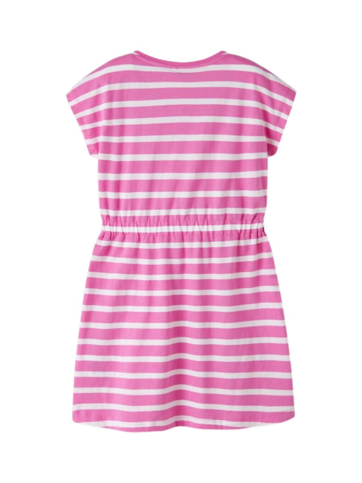 Roze gestreepte jurk Name It 