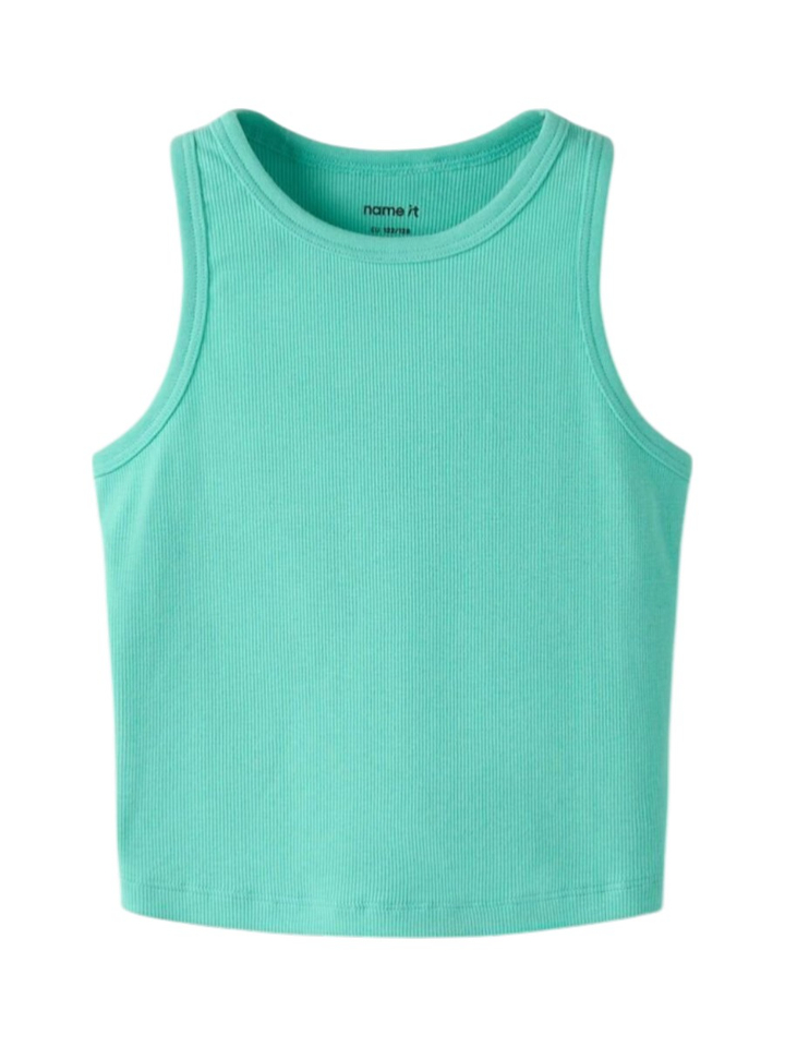Groene top in ribbel Name It 