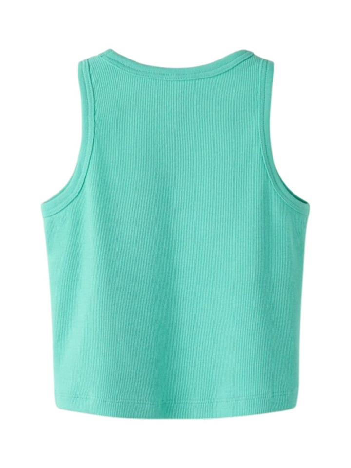 Groene top in ribbel Name It 
