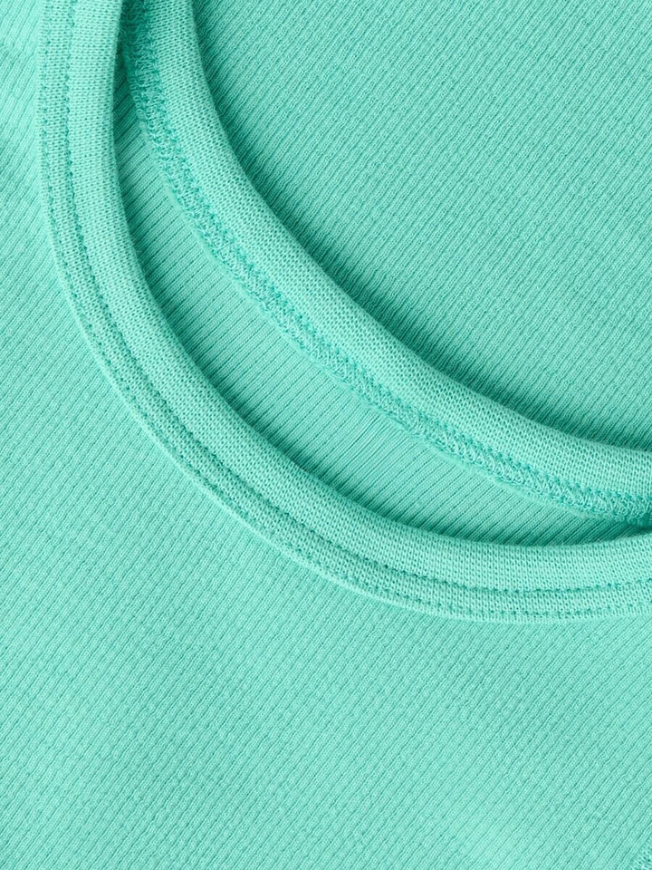 Groene top in ribbel Name It 