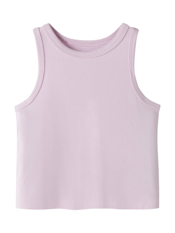 Roze top in ribbel Name It 