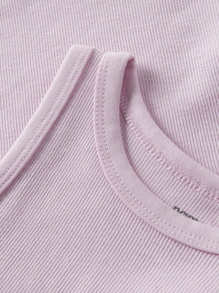 Roze top in ribbel Name It 