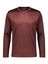 Bordeaux katoenen t-shirt met lange mouwen Fakts