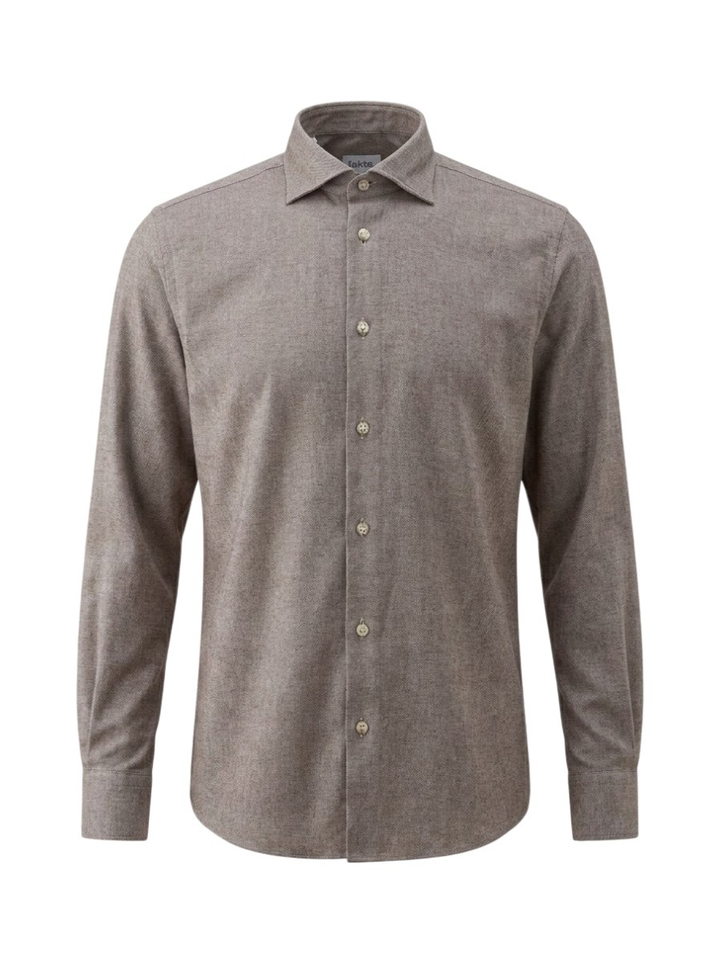 Bruin hemd Modern Fit Fakts